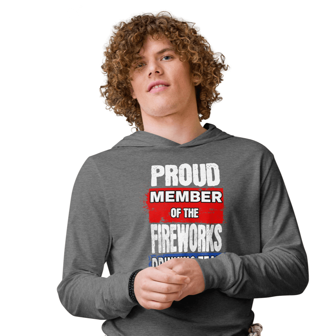 Proud Member of the Fireworks Drinking Team Lightweight Hoodie