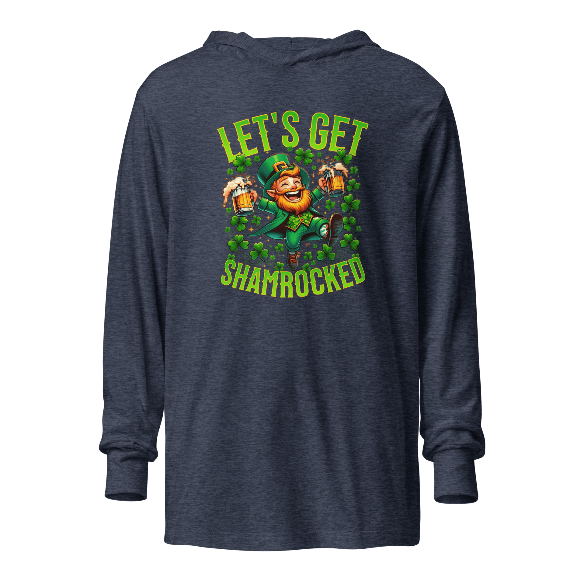 Let's Get Shamrocked Hooded Long Sleeve Tee