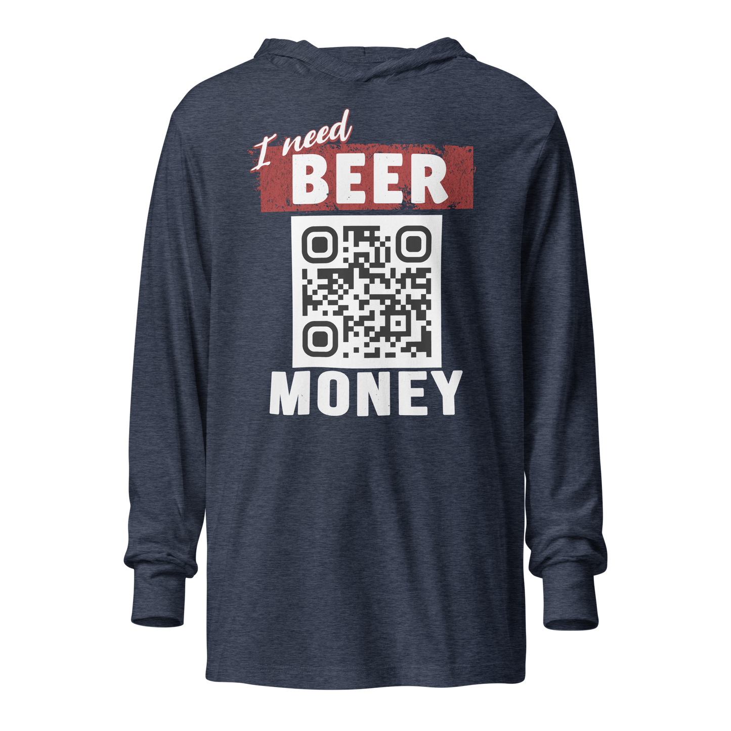 I Need Beer Money Lightweight Hoodie - Personalizable