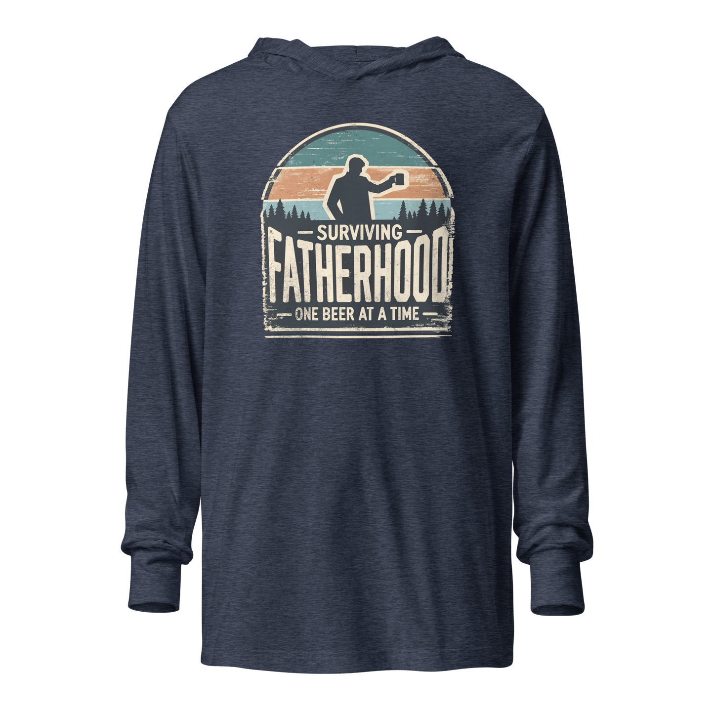 Surviving Fatherhood One Beer at a Time Lightweight Hoodie