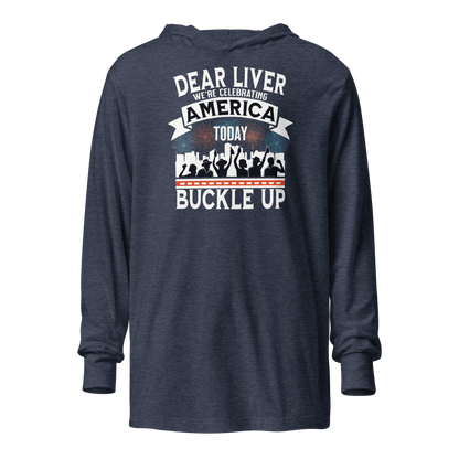 Dear Liver Celebrating America Lightweight Hoodie