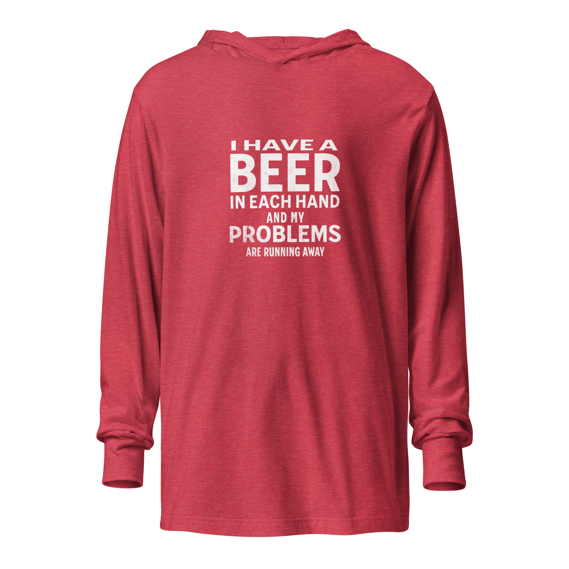 I Have a Beer in Each Hand Lightweight Hoodie - Stylish & Comfy DRINKING,LIGHTWEIGHT HOODIE,MENS,New,SPRING BREAK,UNISEX,WOMENS