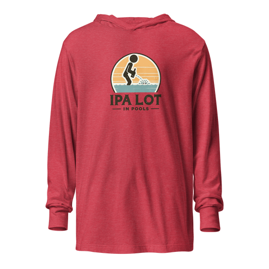 IPA a Lot in Pools Lightweight Hoodie - Beer Lover's Dream Grab this funny, lightweight hoodie perfect for beer lovers & poolside fun. Cozy, stylish, & made for all-year-round layering. Shop now & make a statement!
