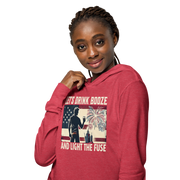 Let's Drink Booze and Light the Fuse Hoodie - Patriotic Apparel