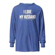 I Love It When My Husband Brings Me Glass Of Wine Hooded Long Sleeve Tee