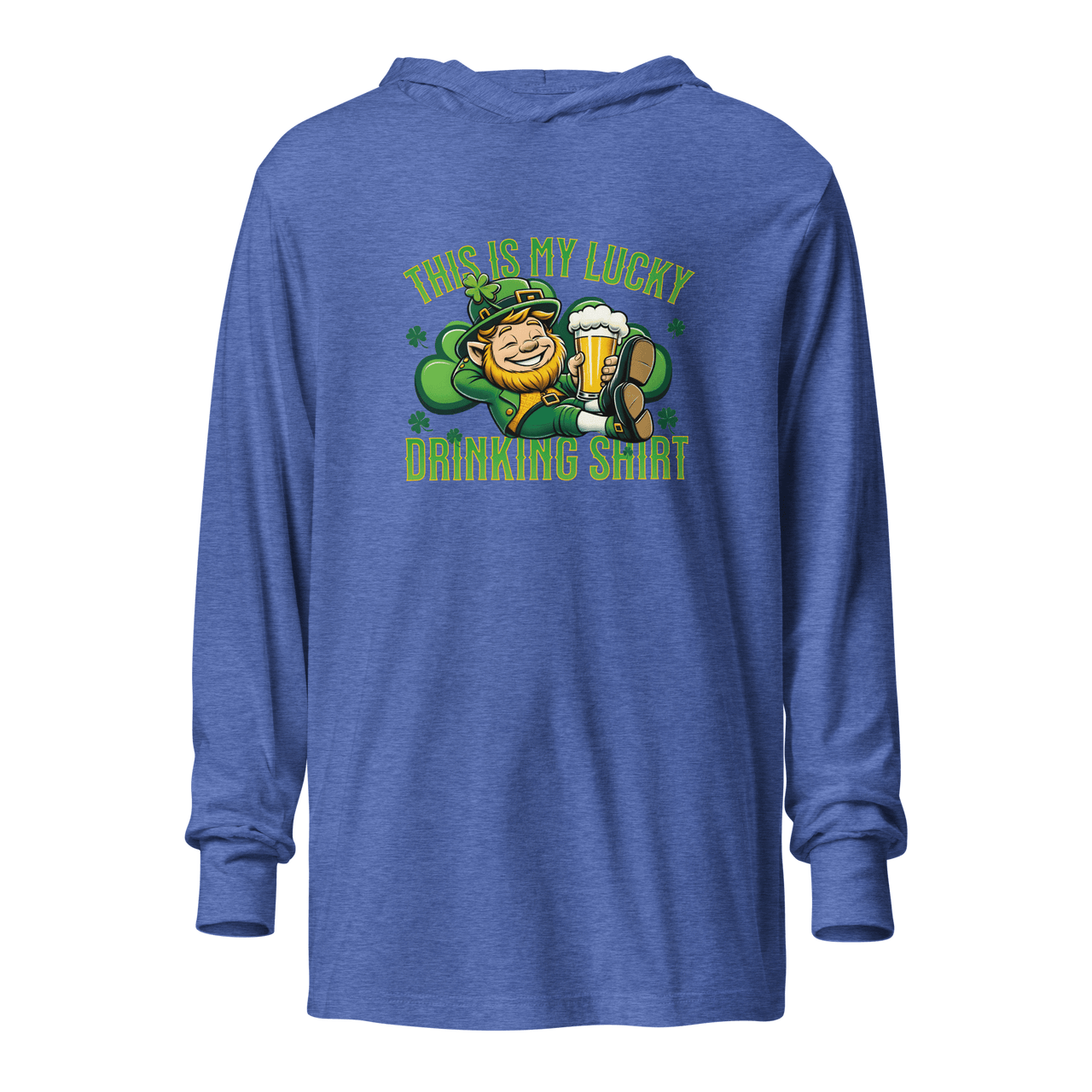 This Is My Lucky Drinking Shirt Hooded Long Sleeve Tee