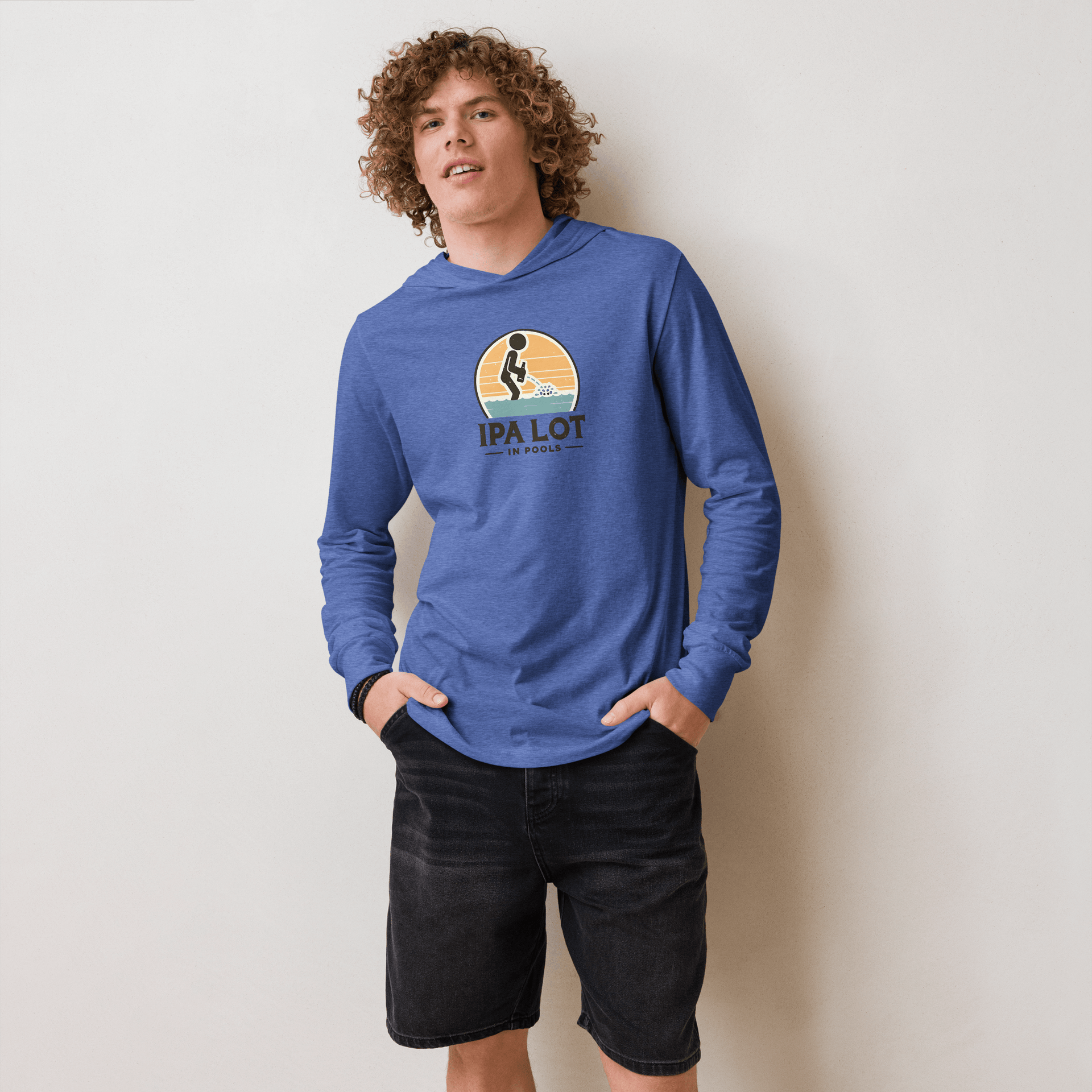 IPA a Lot in Pools Lightweight Hoodie - Beer Lover's Dream Grab this funny, lightweight hoodie perfect for beer lovers & poolside fun. Cozy, stylish, & made for all-year-round layering. Shop now & make a statement!