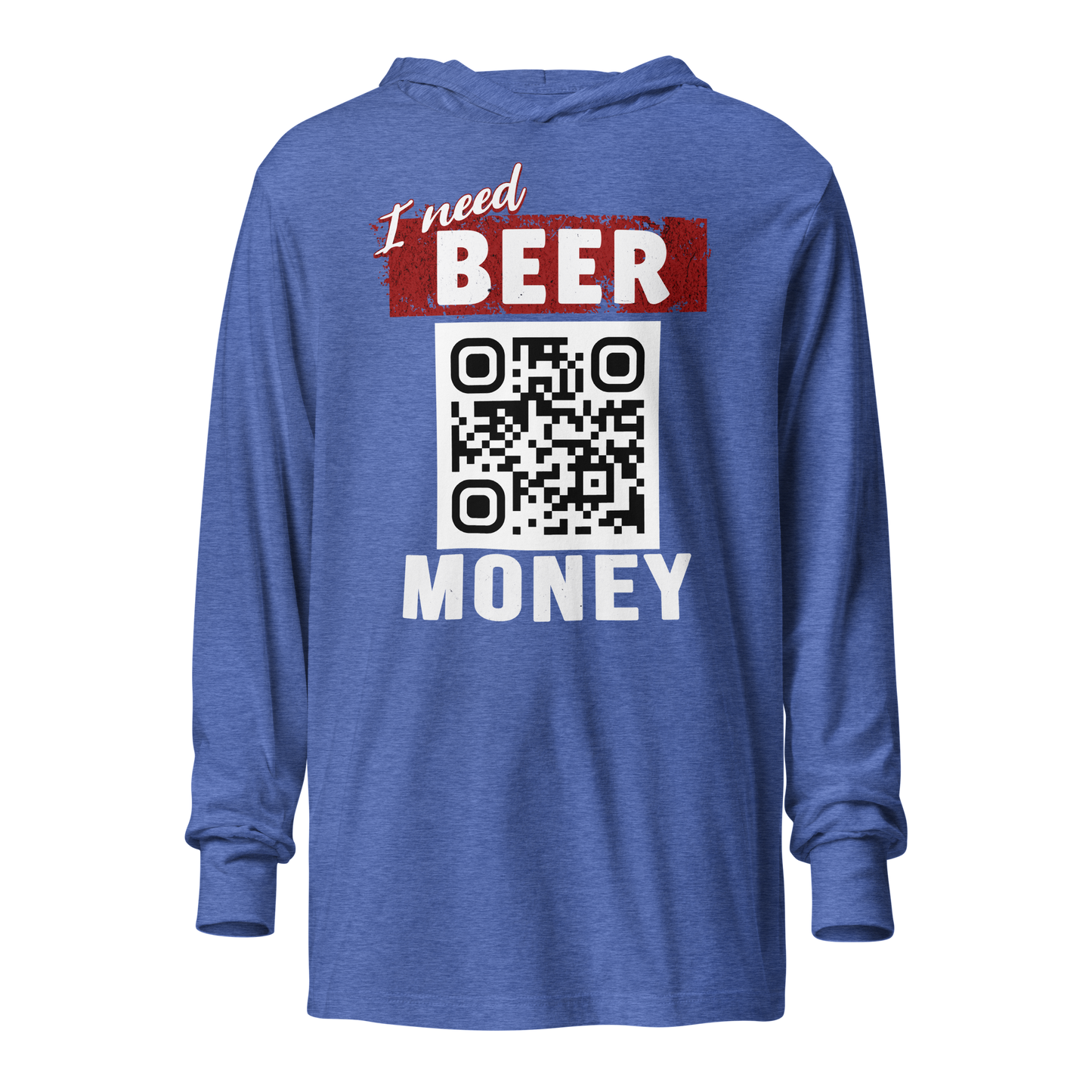 I Need Beer Money Lightweight Hoodie - Personalizable