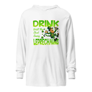 Drink Until You Start Seeing Leprechauns Hooded Long Sleeve Tee