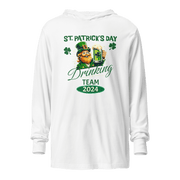 St Patricks Day Drinking Team Hooded Long-sleeve Tee