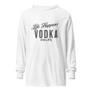 Life Happens Vodka Helps Hoodie: Stay Comfy & Stylish LIGHTWEIGHT HOODIE,MENS,New,UNISEX,WOMENS Dayzzed Apparel