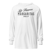 Life Happens Margaritas Help Hoodie - Stay Cozy & Stylish DRINKING,LIGHTWEIGHT HOODIE,MARGARITAS,MENS,New,UNISEX,WOMENS Dayzzed Apparel