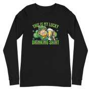 This Is My Lucky Drinking Shirt Long Sleeve Tee