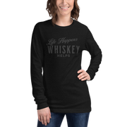 Life Happens Whiskey Helps Tee - Funny Drinking Long Sleeve DRINKING,LONG SLEEVE TEE,MENS,New,UNISEX,WHISKEY,WOMENS Dayzzed Apparel