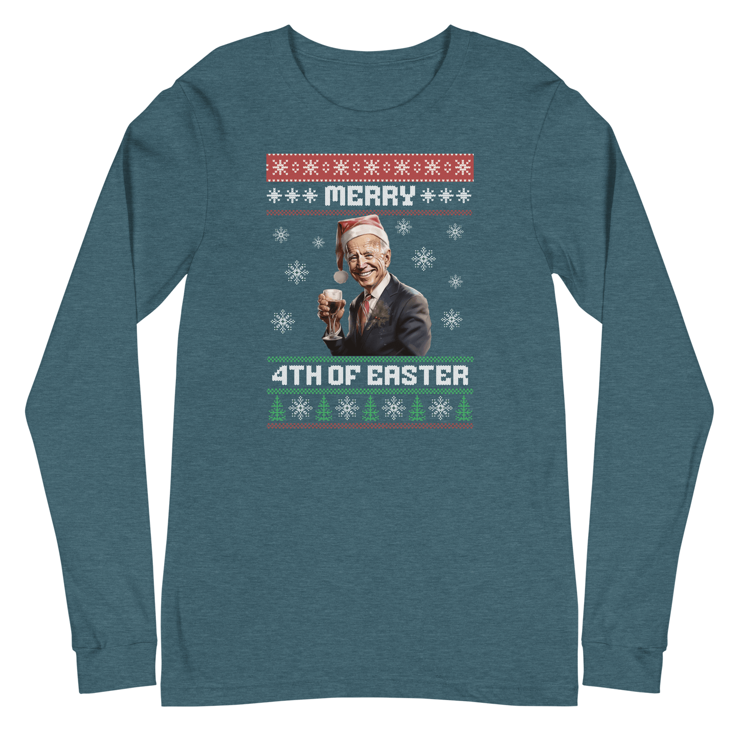 Merry 4th Of Easter Long Sleeve Tee