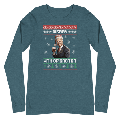 Merry 4th Of Easter Long Sleeve Tee