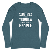 Sometimes I Like Tequila Long Sleeve Tee - Stylish & Comfy DRINKING,LONG SLEEVE TEE,MENS,New,SPRING BREAK,UNISEX,WOMENS