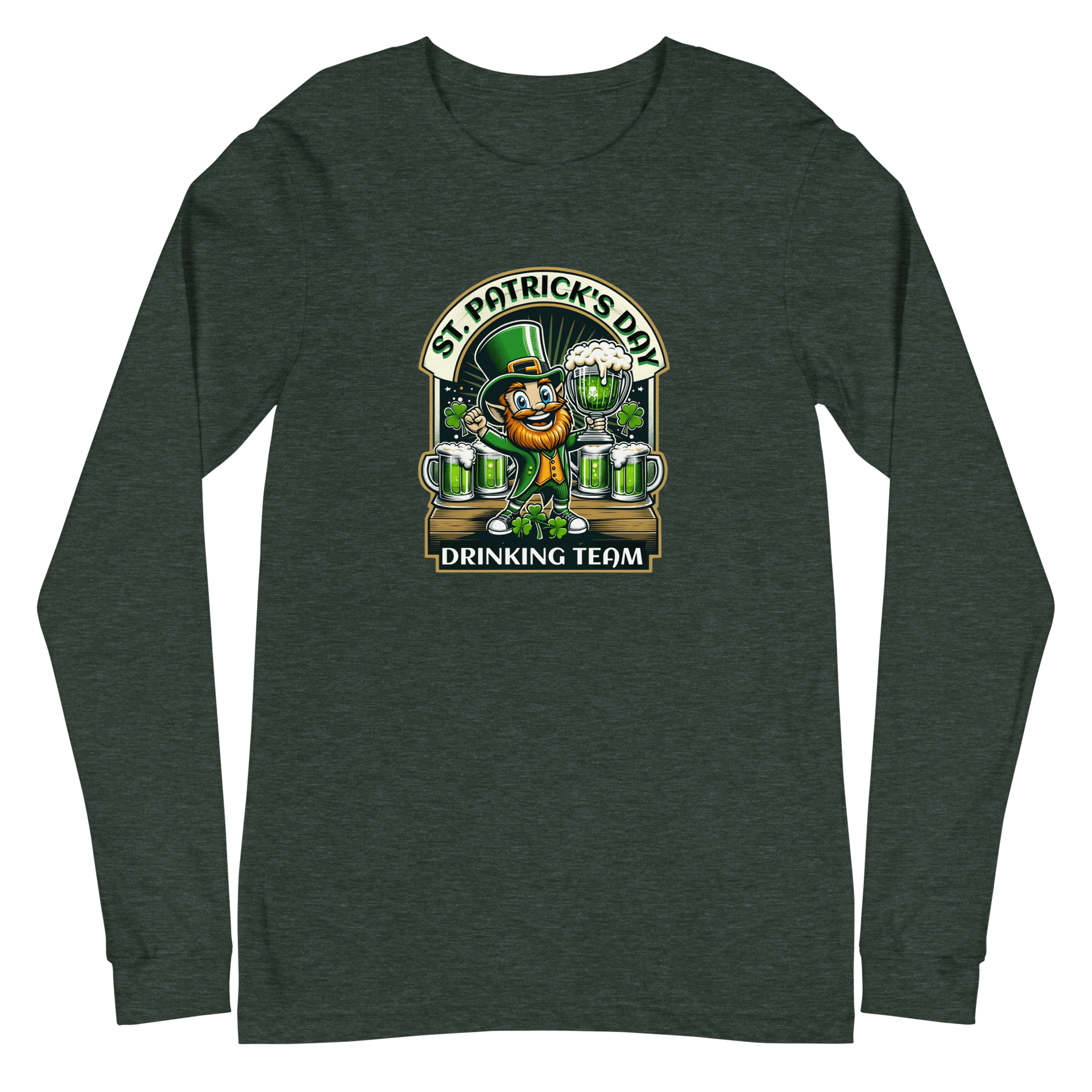 St Patricks Day Drinking Team Long Sleeve Tee