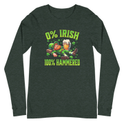 0% Irish 100% Hammered Long Sleeve Tee