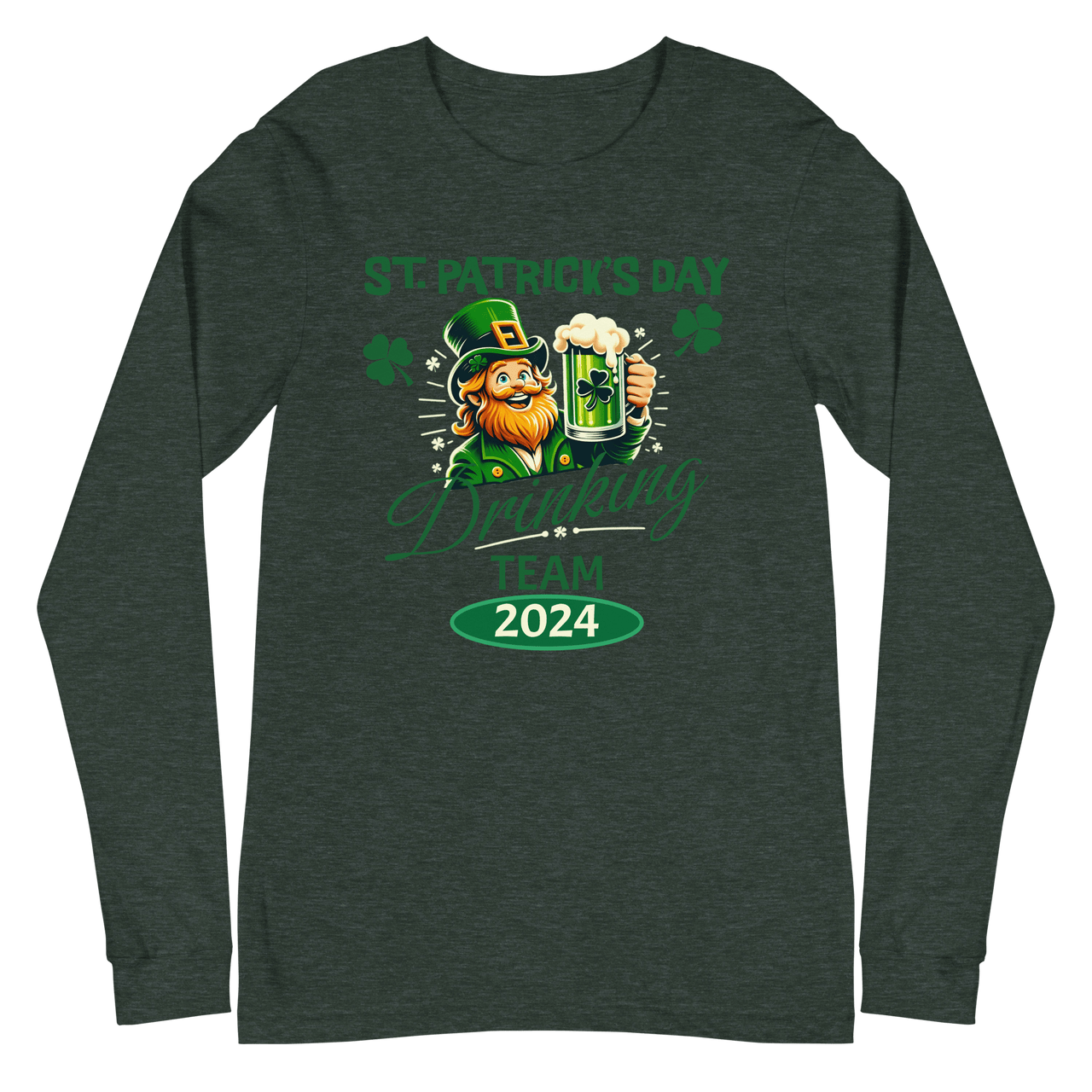 St Patricks Day Drinking Team Long Sleeve Tee