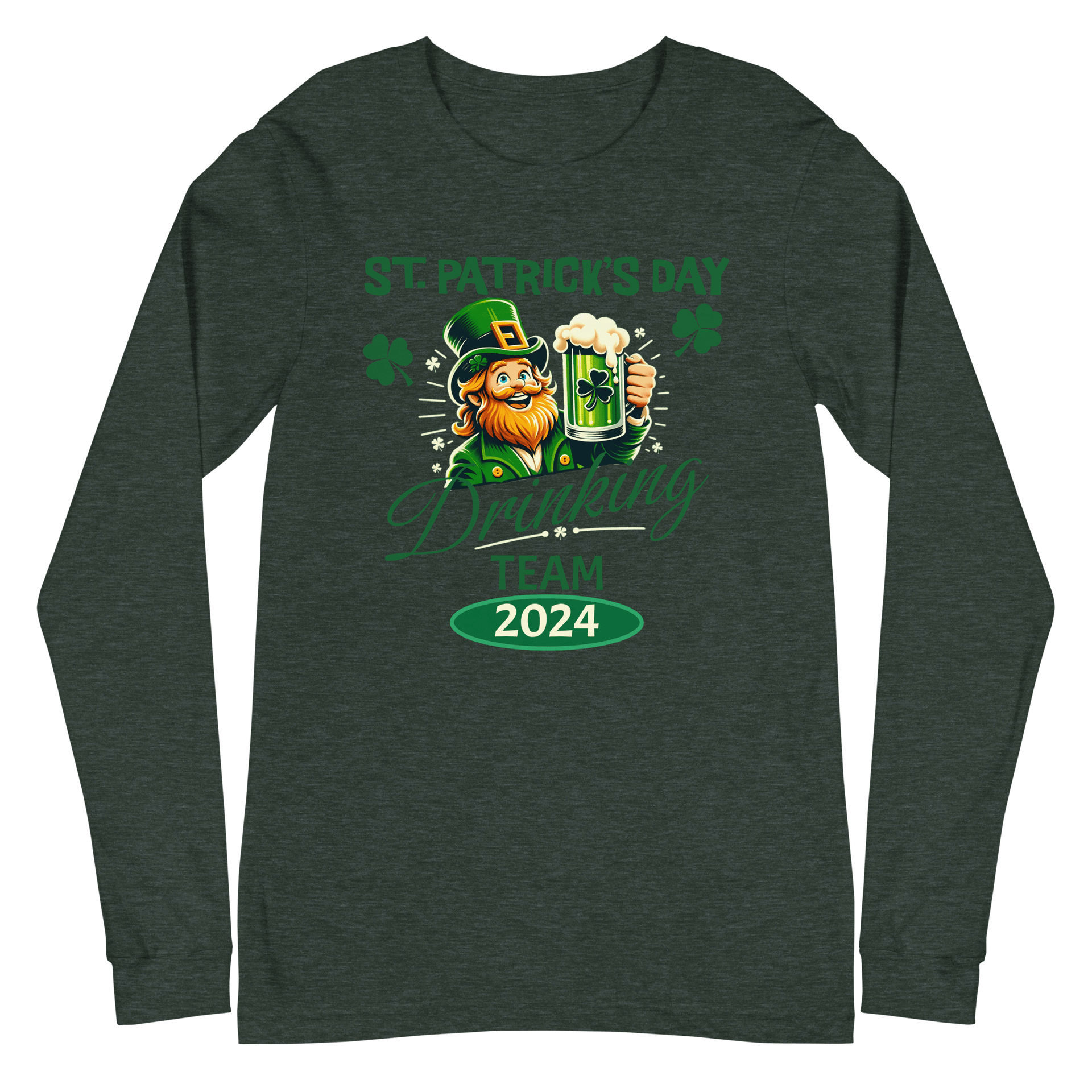 St Patricks Day Drinking Team Long Sleeve Tee