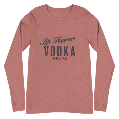 Life Happens Vodka Helps Tee: Ultimate Funny Drinking Shirt MENS,New,UNISEX,WOMENS Dayzzed Apparel