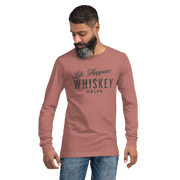 Life Happens Whiskey Helps Tee - Funny Drinking Long Sleeve DRINKING,LONG SLEEVE TEE,MENS,New,UNISEX,WHISKEY,WOMENS Dayzzed Apparel