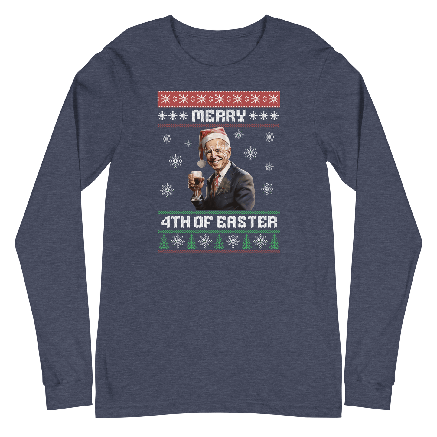 Merry 4th Of Easter Long Sleeve Tee