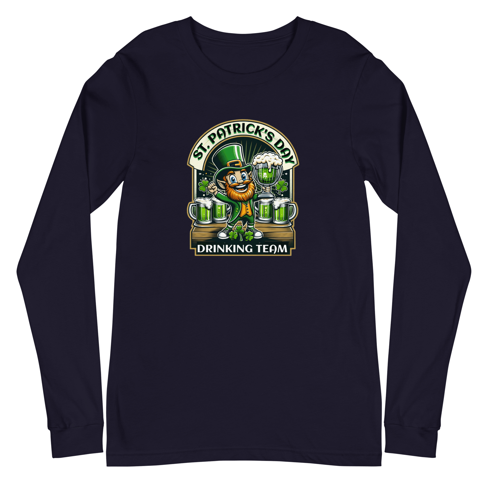 St Patricks Day Drinking Team Long Sleeve Tee