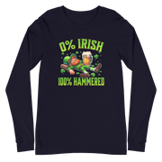 0% Irish 100% Hammered Long Sleeve Tee