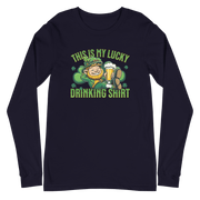 This Is My Lucky Drinking Shirt Long Sleeve Tee