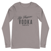 Life Happens Vodka Helps Tee: Ultimate Funny Drinking Shirt MENS,New,UNISEX,WOMENS Dayzzed Apparel