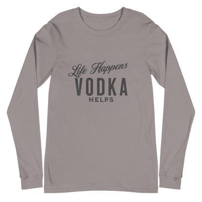 Life Happens Vodka Helps Tee: Ultimate Funny Drinking Shirt MENS,New,UNISEX,WOMENS Dayzzed Apparel