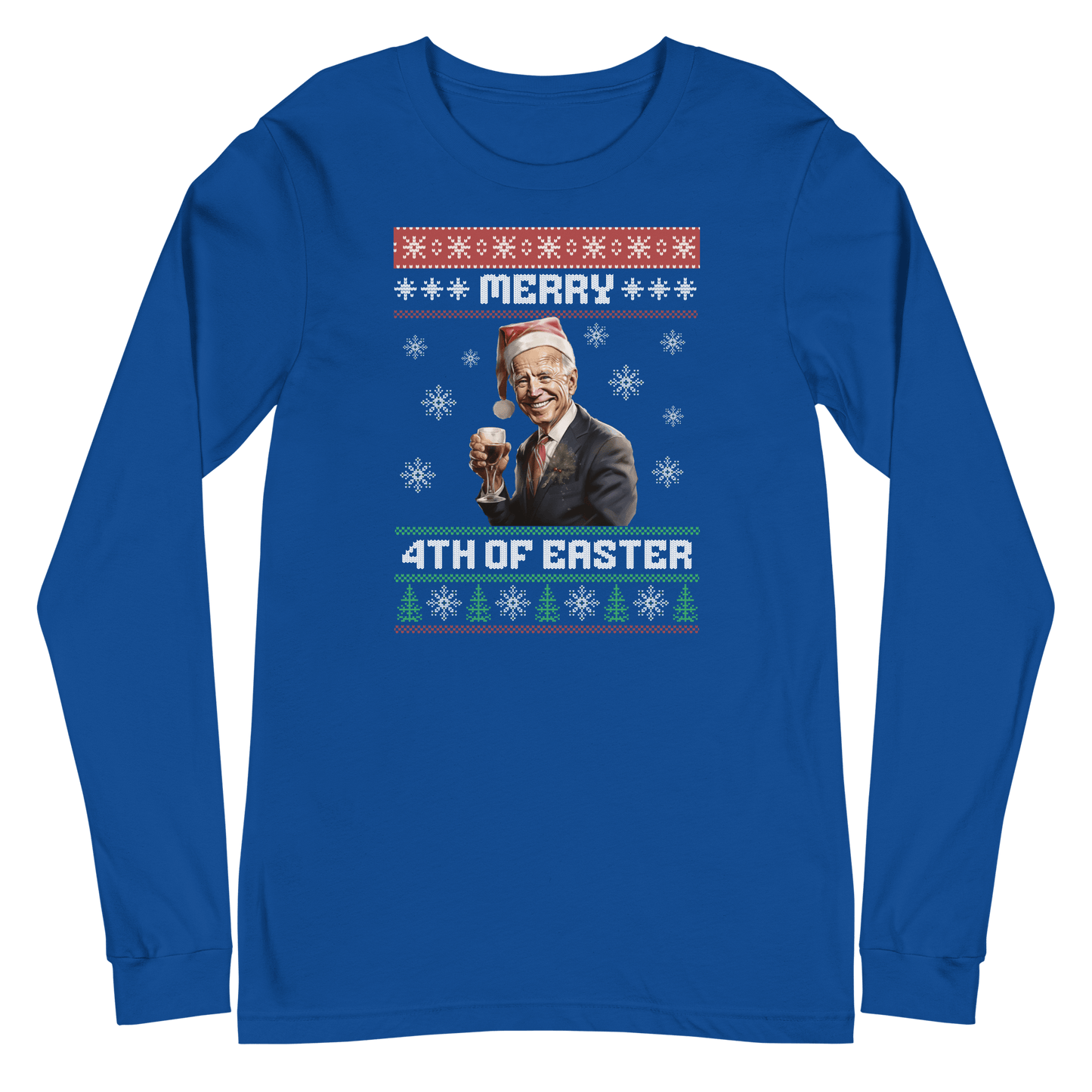 Merry 4th Of Easter Long Sleeve Tee