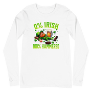 0% Irish 100% Hammered Long Sleeve Tee