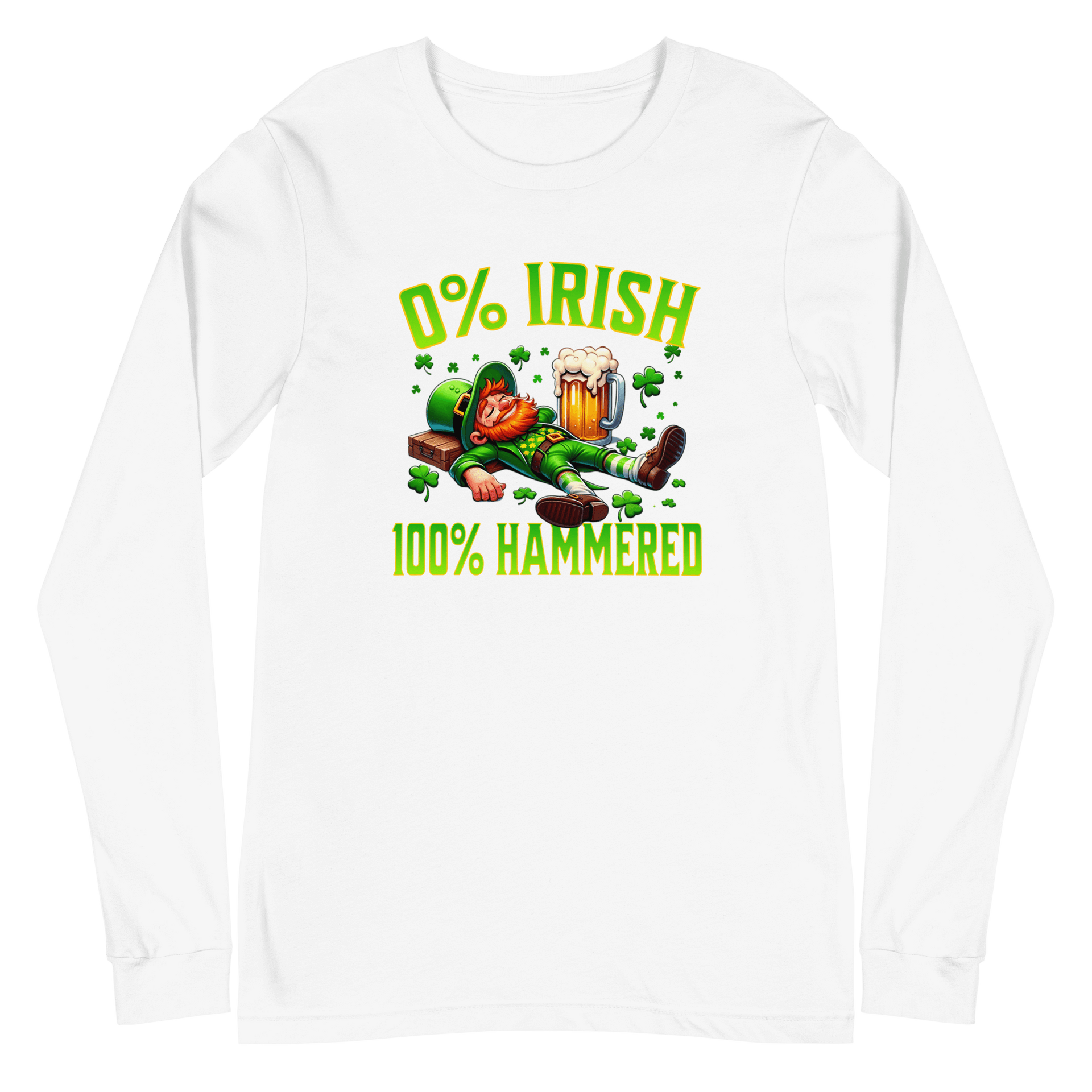 0% Irish 100% Hammered Long Sleeve Tee