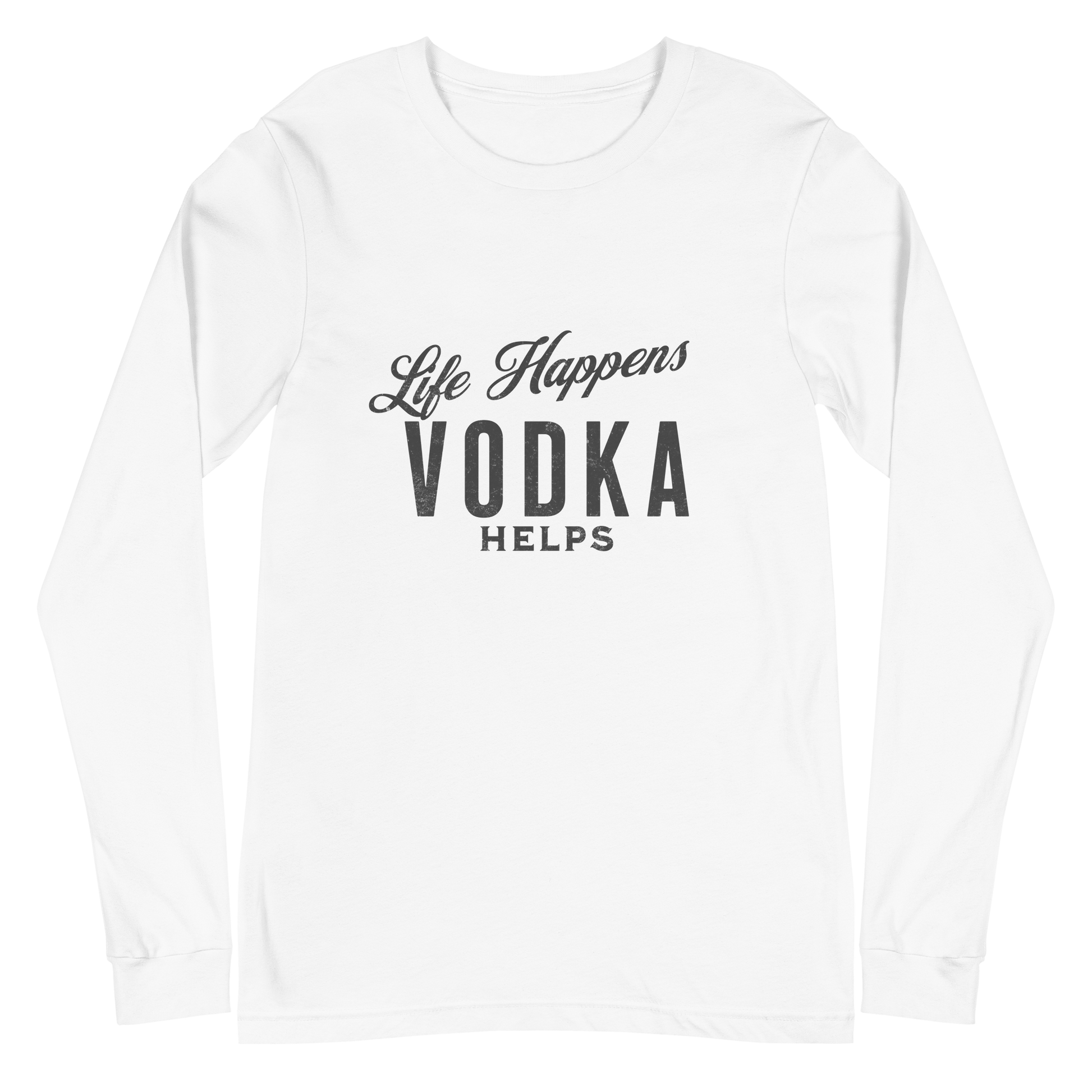 Life Happens Vodka Helps Tee: Ultimate Funny Drinking Shirt MENS,New,UNISEX,WOMENS Dayzzed Apparel