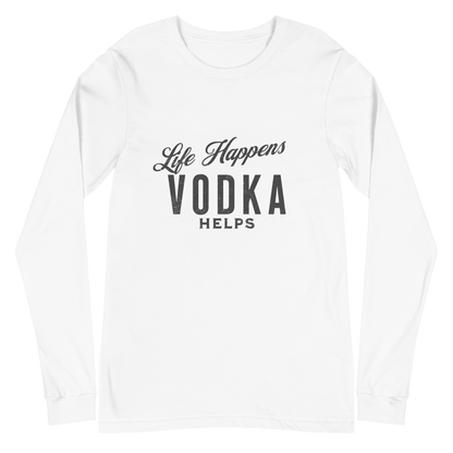 Life Happens Vodka Helps Tee: Ultimate Funny Drinking Shirt MENS,New,UNISEX,WOMENS Dayzzed Apparel