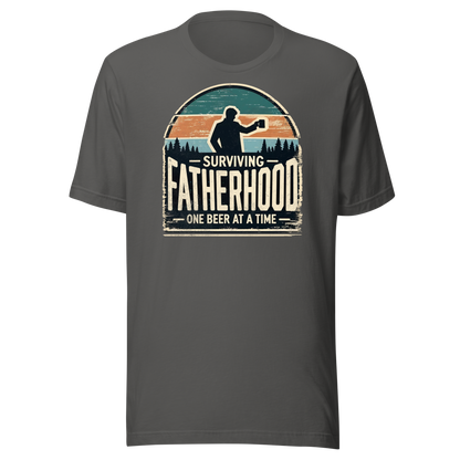 Surviving Fatherhood One Beer at a Time Tee