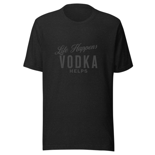 Life Happens Vodka Helps Tee - Funny & Comfy Drinking Shirt MENS,New,TSHIRT,UNISEX,WOMENS Dayzzed Apparel