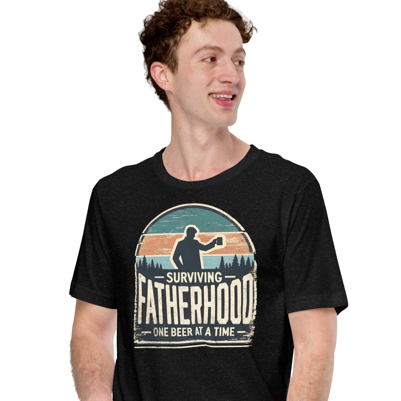 Embrace fatherhood with our soft, lightweight tee. Perfect fit, pre-shrunk fabric, and flattering for all. Ideal for every dad!