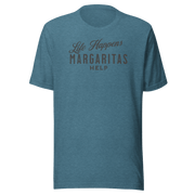 Life Happens Margarita Helps Tee - Perfect Everyday Comfort DRINKING,MARGARITAS,MENS,New,TSHIRT,UNISEX,WOMENS Dayzzed Apparel