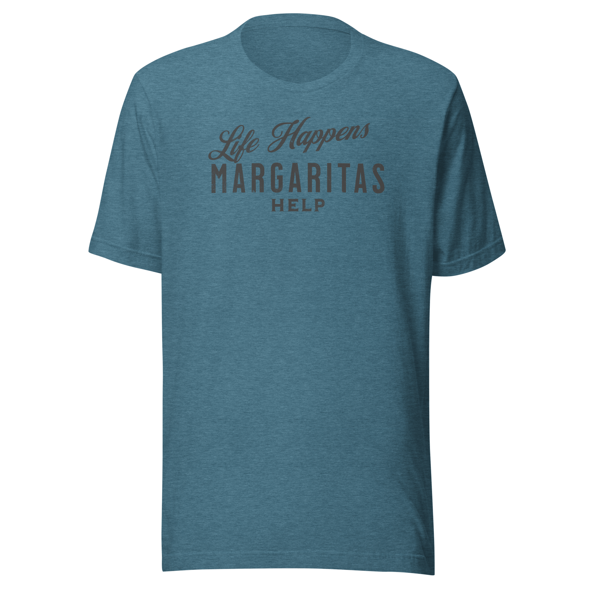 Life Happens Margarita Helps Tee - Perfect Everyday Comfort DRINKING,MARGARITAS,MENS,New,TSHIRT,UNISEX,WOMENS Dayzzed Apparel