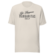 Life Happens Margarita Helps Tee - Perfect Everyday Comfort DRINKING,MARGARITAS,MENS,New,TSHIRT,UNISEX,WOMENS Dayzzed Apparel