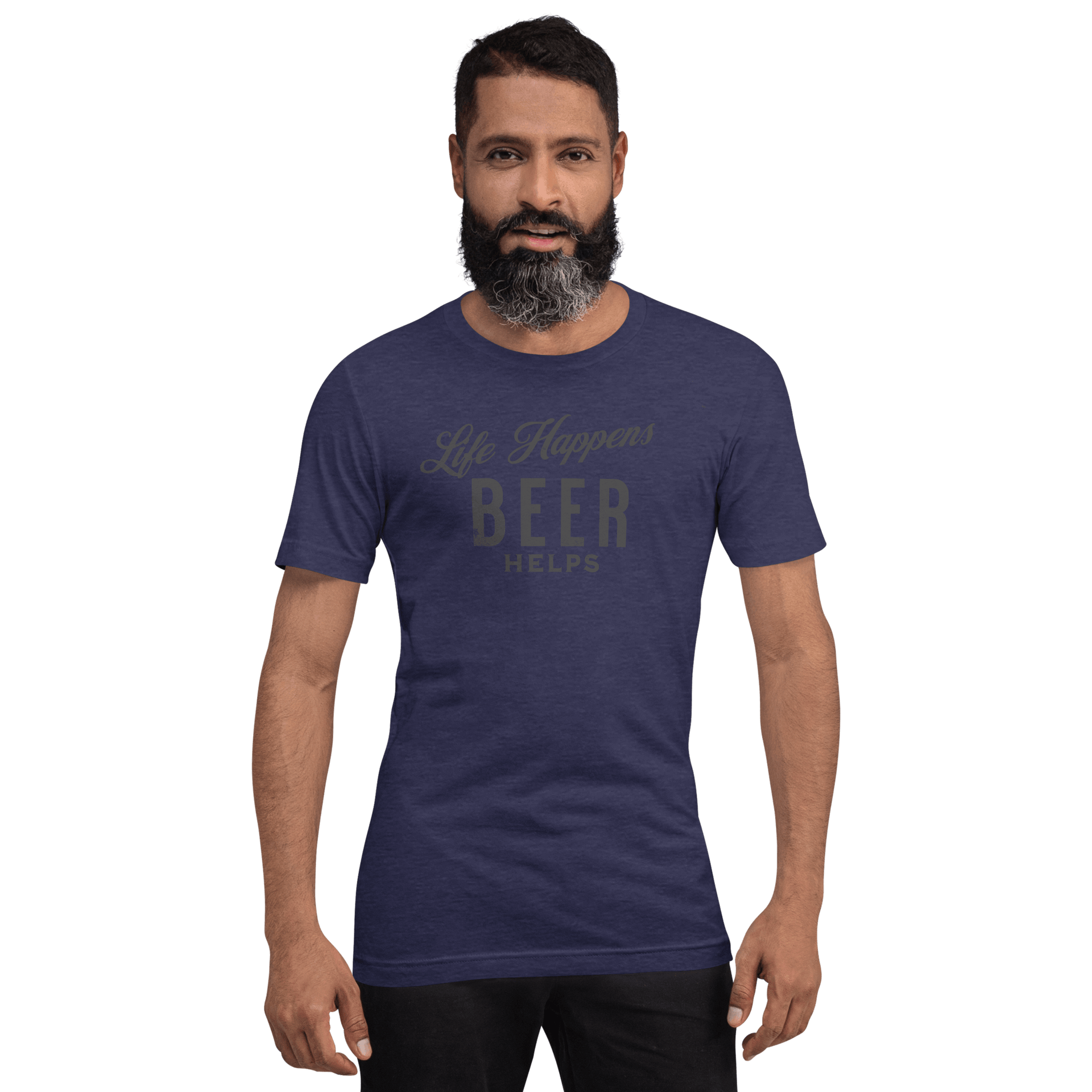 Life Happens Beer Helps Tee - Perfect Everyday Comfort BEER,DRINKING,MENS,New,TSHIRT,UNISEX,WOMENS Dayzzed Apparel