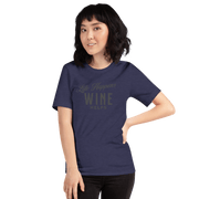 Life Happens Wine Helps Tee - Funny & Comfy ApparelEmbrace laid-back style with our "Life Happens Wine Helps" Tee. Perfect blend of humor & comfort in 100% cotton. Ideal for everyday wear. Shop now!