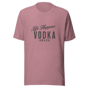 Life Happens Vodka Helps Tee - Funny & Comfy Drinking Shirt MENS,New,TSHIRT,UNISEX,WOMENS Dayzzed Apparel