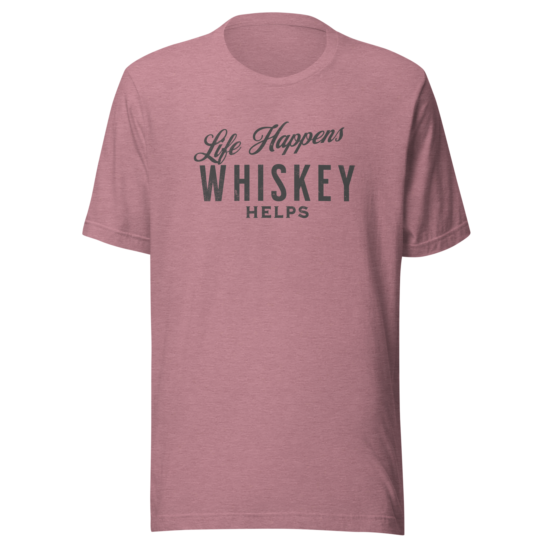 "Life Happens Whiskey Helps" - Perfect Funny Drinking Tee MENS,New,TSHIRT,UNISEX,WHISKEY,WOMENS Dayzzed Apparel