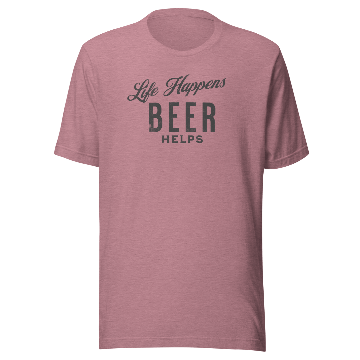 Life Happens Beer Helps Tee - Perfect Everyday Comfort BEER,DRINKING,MENS,New,TSHIRT,UNISEX,WOMENS Dayzzed Apparel
