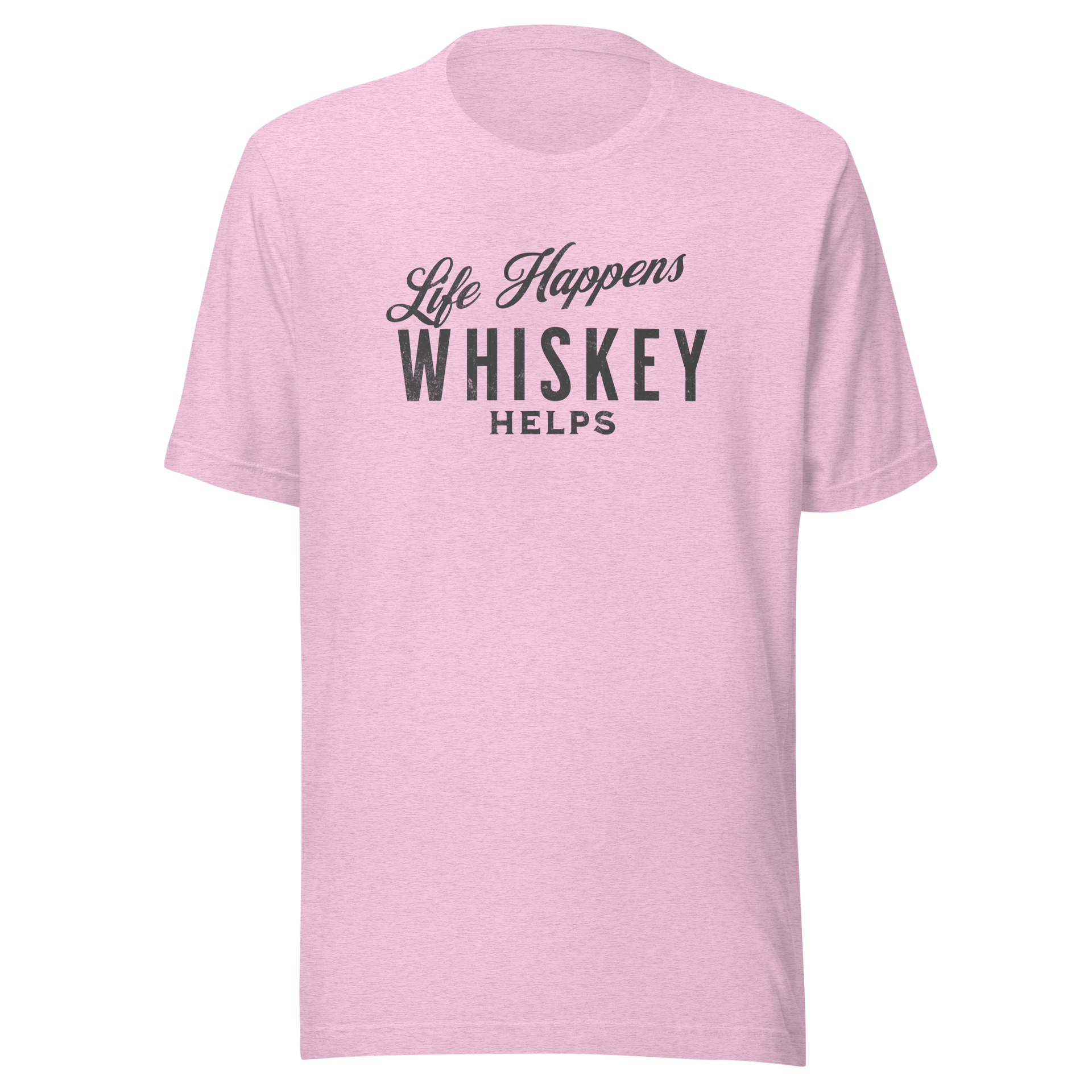 "Life Happens Whiskey Helps" - Perfect Funny Drinking Tee MENS,New,TSHIRT,UNISEX,WHISKEY,WOMENS Dayzzed Apparel